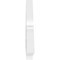 Ekena Millwork Pitch Whitman Architectural Grade PVC Gable Pediment, 36"W x 7 1/2"H x 1"P (5/12) GPP036X008X100WHI - alternate 5